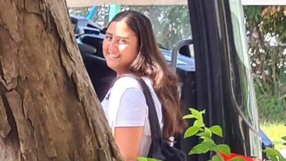 רוני אשל ז"ל ביום גיוסה לצה"ל