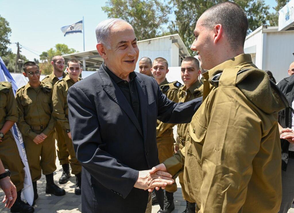 ראש הממשלה נתניהו בביקור בבקו"ם (צילום: מעיין טואף / לע״מ) ראש הממשלה בנימין נתניהו בביקור בבקו"ם