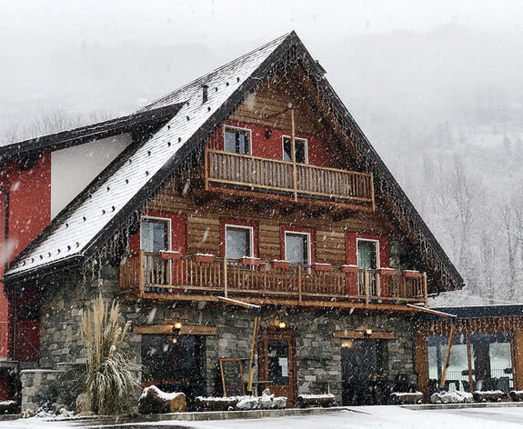 מסעדת La Capanna בחורף | צילום: מעמוד הפייסבוק של המסעדות yk14041281
