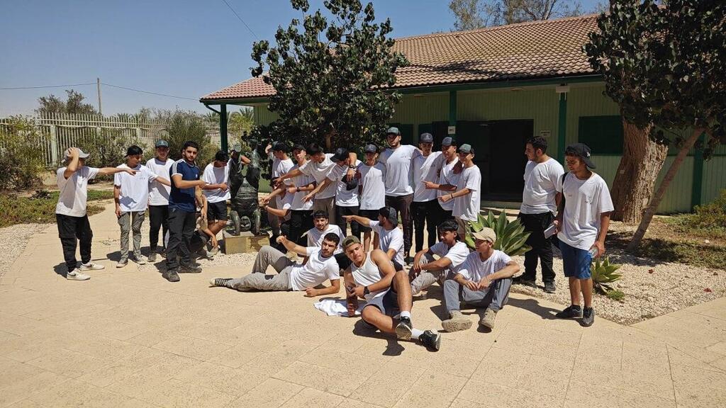 "יש פה סיטואציה של Win-Win". בני הנוער מחורפיש במכינה (צילום: באדיבות דובר צה"ל) לוחמי האש של חורפיש