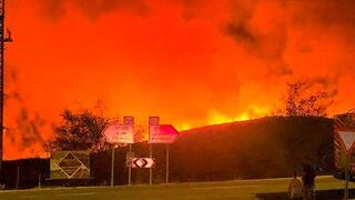 שריפה בשטחי חוות המרעה