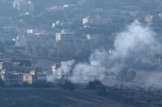 IDF strikes the South Lebanon village of Khiam on Sunday 