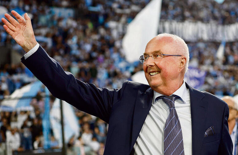 "היה ג'נטלמן אמיתי". אריקסון באולימפיקו ברומא | צילום: EPA/FABIO FRUSTACI yk14052762