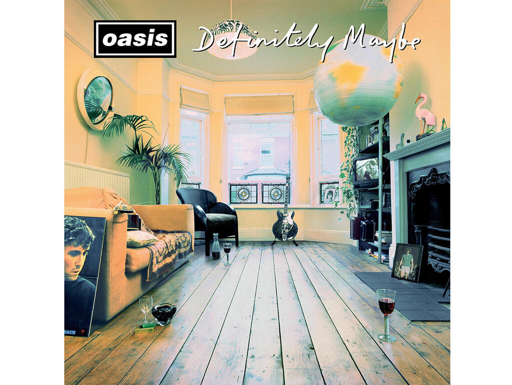 עטיפת ההוצאה המחודשת לאלבומם של אואזיס, Definitely Maybe עטיפת ההוצאה המחודשת לאלבומם של אואזיס, Definitely Maybe