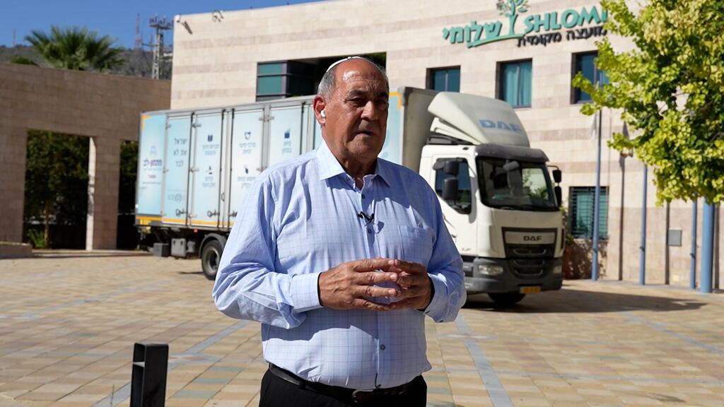 גבי נעמן, ראש מועצת שלומי (צילום: פוני מסיקה) גבי נעמן, ראש מועצת שלומי