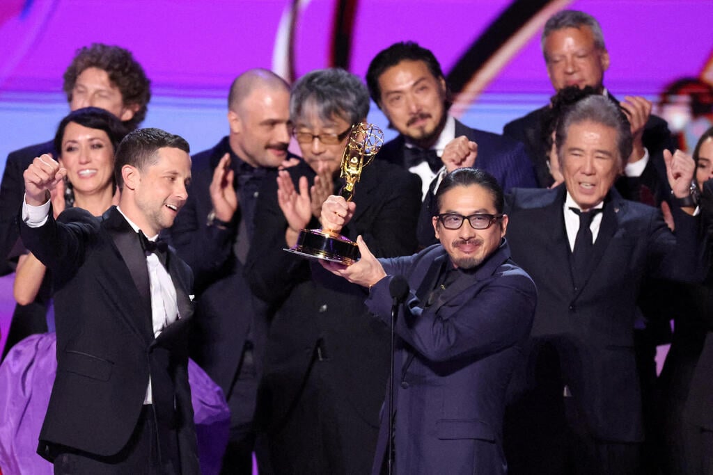 Shogun cast in the 76th Emmy Awards ceremony (Photo: REUTERS/Mario Anzuoni TPX IMAGES OF THE DAY) הקאסט של "שוגון" בטקס האמי ה-76
