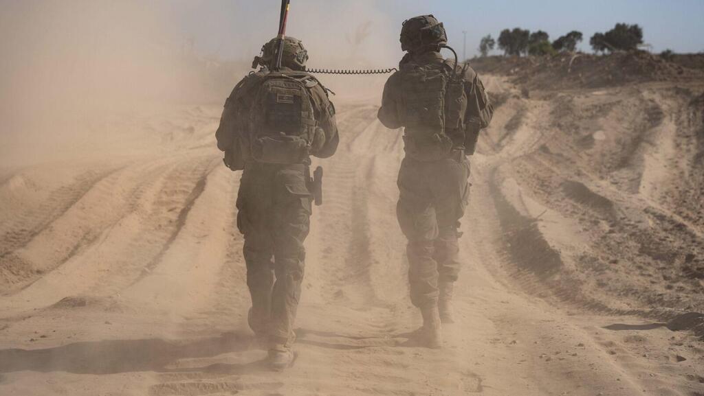 סדרת תרגילים של חיילי המילואים (צילום: דובר צה"ל) בפעם השניה: לוחמי חטיבה 5 חוזרים לתמרון במרכז רצועת עזה - תיעוד מסדרת התרגילים של לוחמי המילואים
