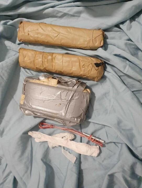 Hezbollah charges seized by Shin Bet (Photo: Shin Bet) סוכל ניסיון התנקשות בבכיר ביטחוני