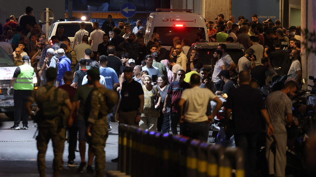 Lebanon after the pager explosion incidents (Photo: Anwar Amro/ AFP) פיצוץ במכשירי קשר (ביפרים) של אנשי חיזבאללה בדאחייה ובדרום לבנון