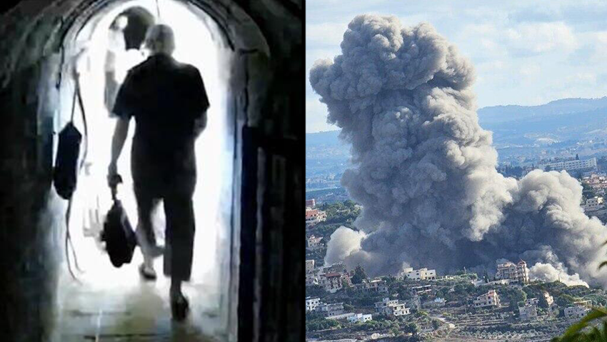 Yahya SInwar, airstrike on Hezbollah headquarters which killed Hassan Nasrallah (Photo: IDF Spokesperson's Unit) Yahya SInwar, airstrike on Hezbollah headquarters which killed Hassan Nasrallah