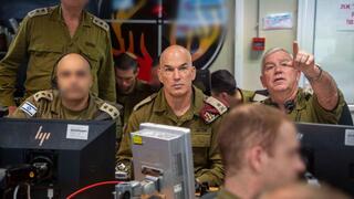 מפקד פיקוד הצפון, אלוף אורי גורדין קיים הערכת מצב בבור הפיקוד