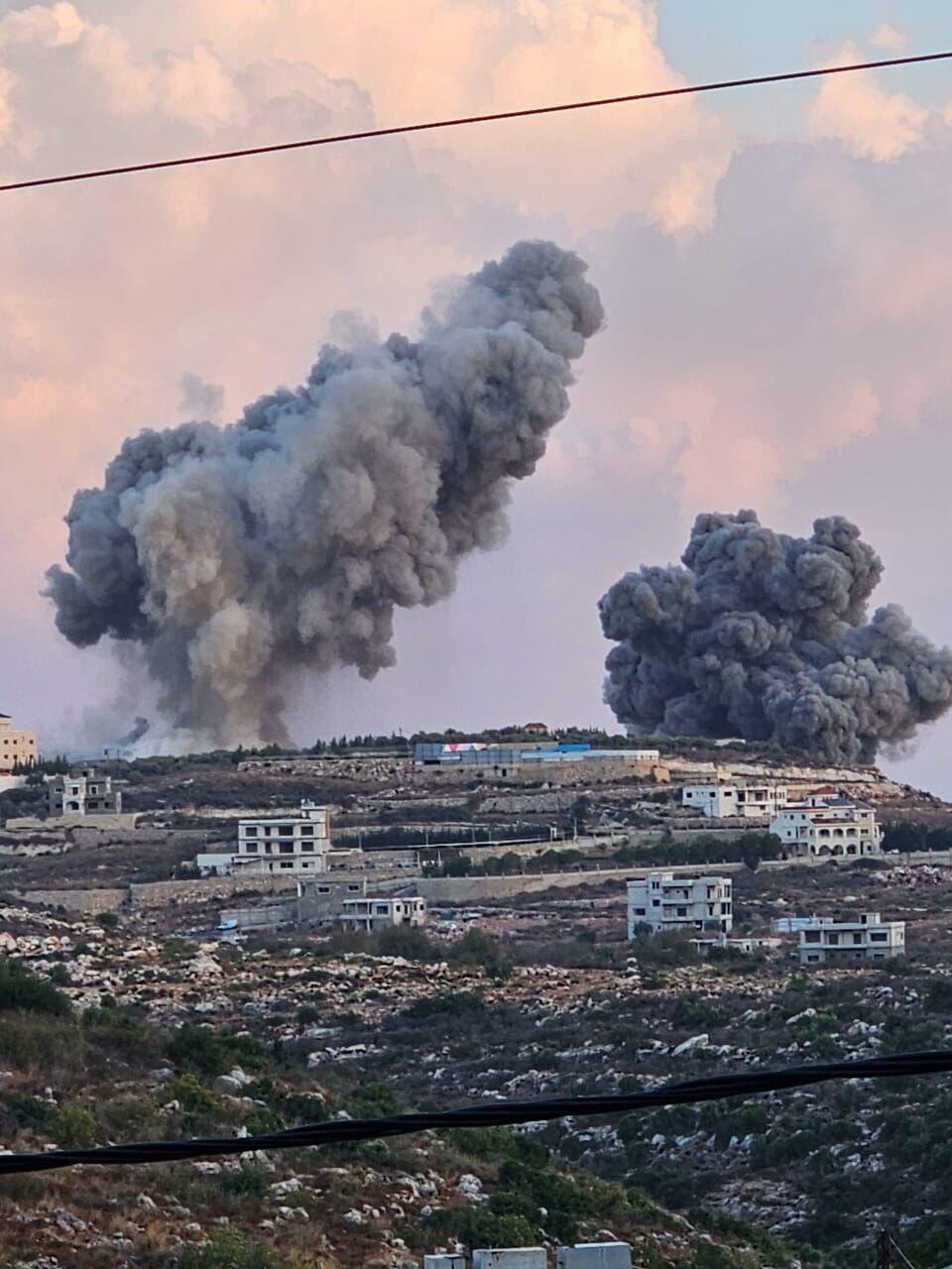 IDF urging residents to leave before bombing תקיפות נרחבות בדרום לבנון