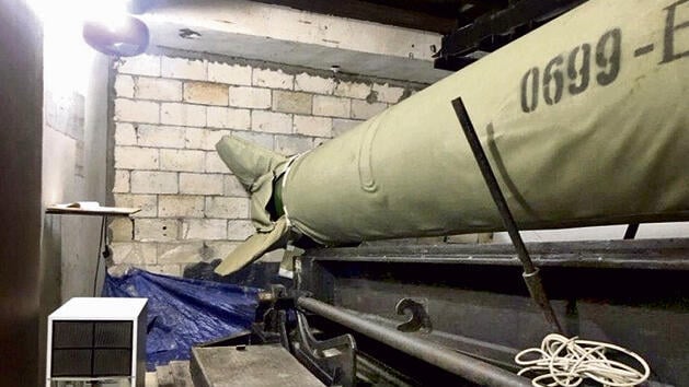 Ready-to-launch missile in family home attic yk14090819