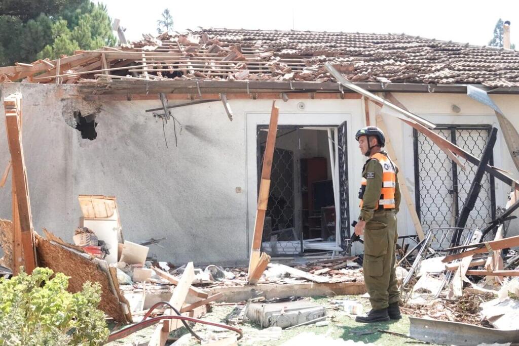 הבית שנפגע בצפת ייטב חדד