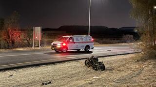 זירת תאונה בבאר שבע