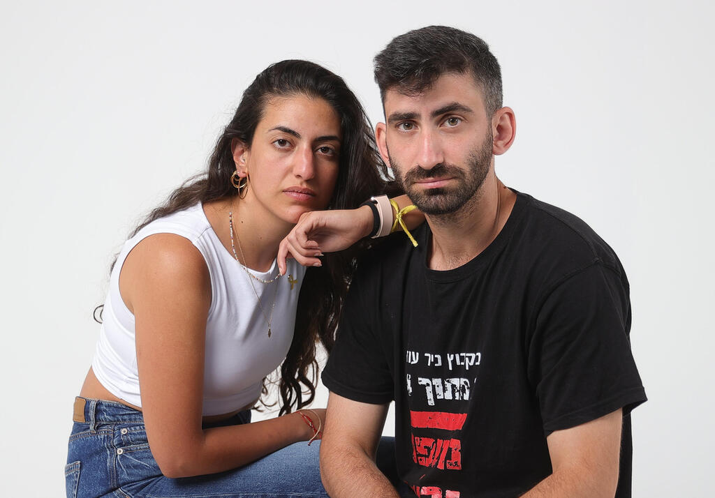 רון שפיצר ושירז ברזילי (צילום: אביגיל עוזי) רון שפיצר ושירז ברזילי