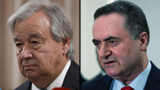 ישראל כץ, אנטוניו גוטרש מזכ"ל ה או"ם