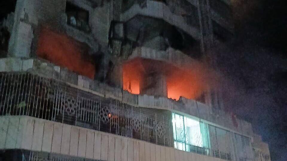 Strike in Beirut תקיפת המבנה של "רשות הבריאות האיסלאמית" של חיזבאללה בבאשורה שבביירות