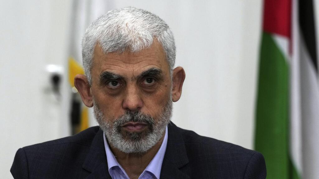 יחיא סינוואר (צילום: Adel Hana, AP) יחיא סינוואר