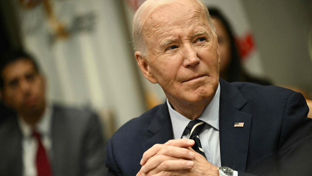 U.S. President Joe Biden (Photo: Brendan SMIALOWSKI / AFP) ג'ו ביידן בעדכון על סופה סופת ה הוריקן מילטון בדרך ל פלורידה