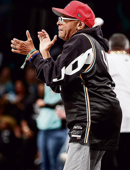 הבמאי ספייק לי ביציע | צילום: Wendell Cruz, רויטרס yk14106615