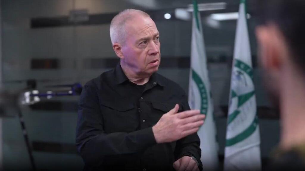 Defense Minister Yoav Gallant (Photo: Elad Malka) דברי שר הביטחון ביחידת 9900