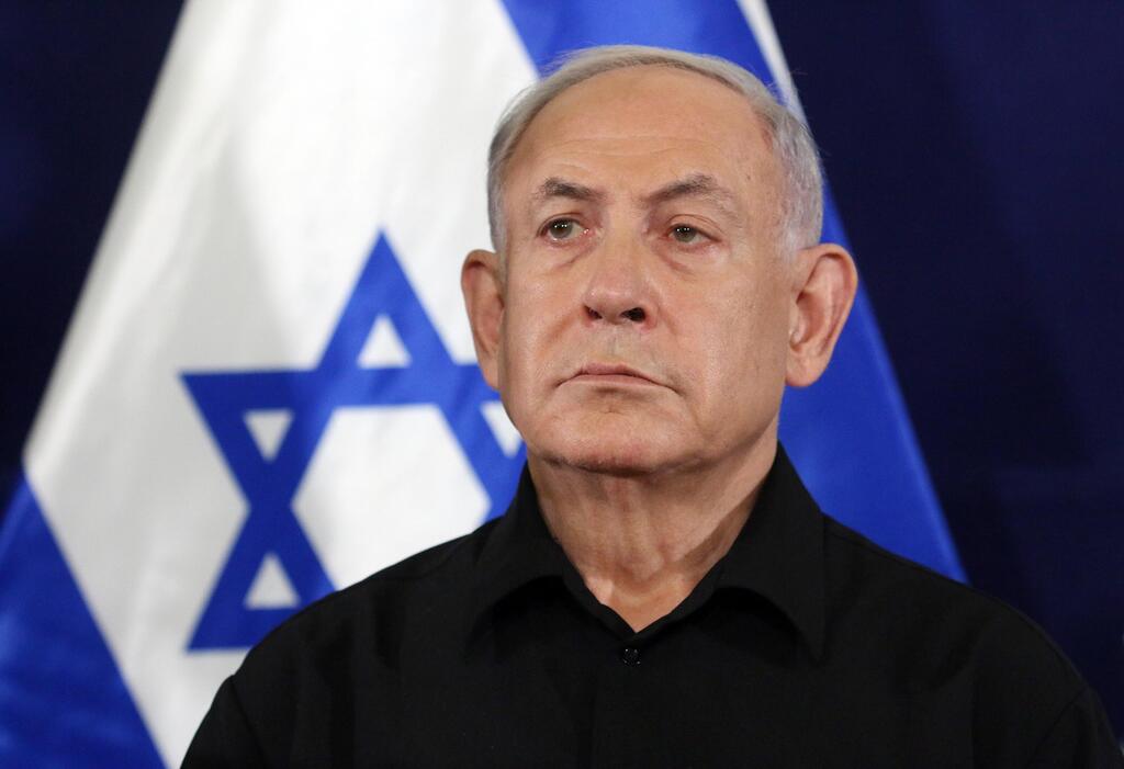 אצבע בעין. נתניהו (צילום: דנה קופל) בנימין נתניהו