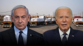  תיעוד מהעברת הסיוע ההומניטרי לצפון הרצועה דרך מעבר 'ארז מערב