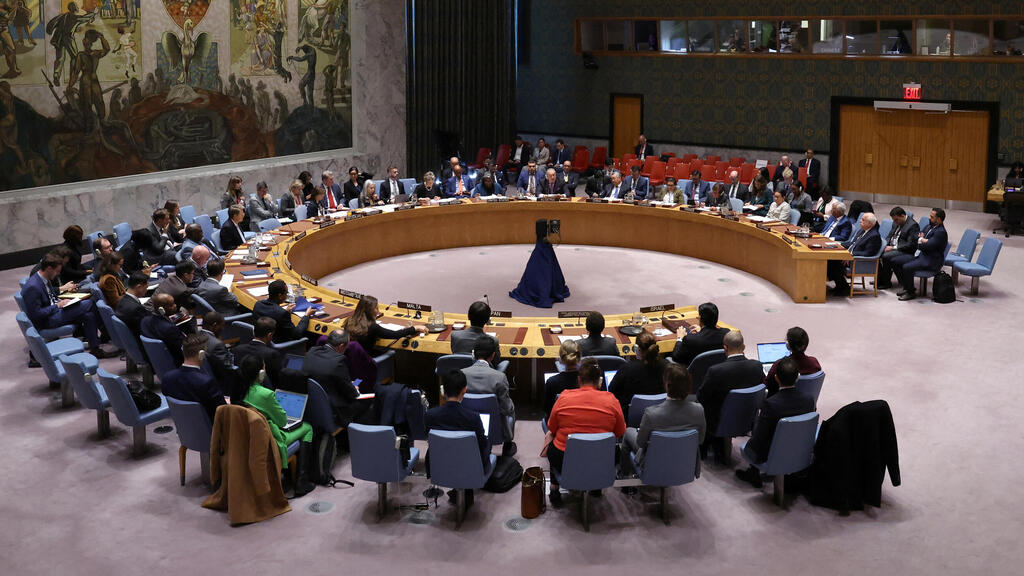 Discussion in the UN Security Council (Photo: Brendan McDermid/Reuters) דיון מועצת הביטחון של האו"ם