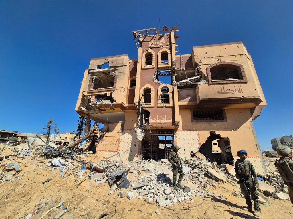The Rafah home in which Hamas leader Yahya Sinwar was eliminated (Photo: Yoav Keren) יואב קרן בבית בו חוסל יחיא סינוואר ברצועת עזה