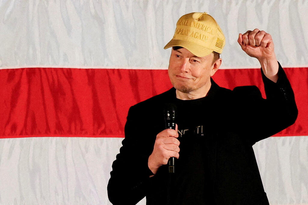 Elon Musk (Photo: REUTERS/Rachel Wisniewski) ארה"ב אילון מאסק קמפיין של דונלד טראמפ