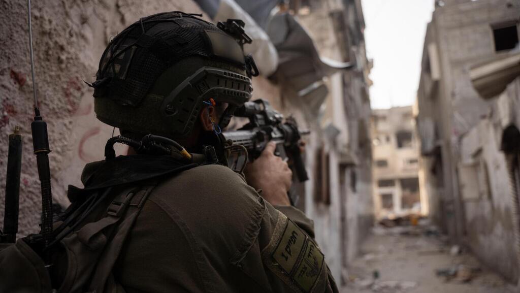 IDF soldier in Gaza (Photo: IDF Spokesperson's Unit) תיעוד מפעילות צה"ל ברצועת עזה