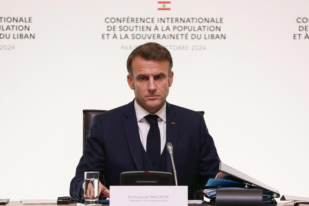 French President Emanuel Macron (Photo: ALAIN JOCARD / POOL / AFP) נשיא צרפת עמנואל מקרון