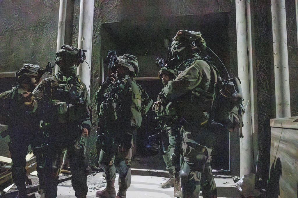 לוחמי אגוז בפעילות קרקעית בדרום לבנון
