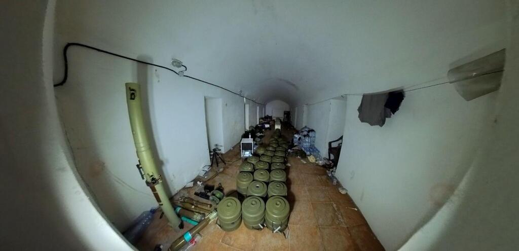 Photo: IDF Spokesperson's Unit המתקן האסטרטגי שהושמד בלבנון