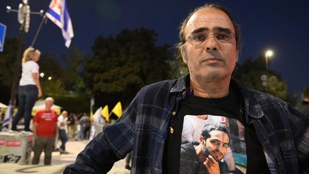 יהודה כהן: "נמרוד עדיין בתפקיד, במנהרות חמאס" (צילום: רפי קוץ) יהודה כהן אביו של נמרוד כהן