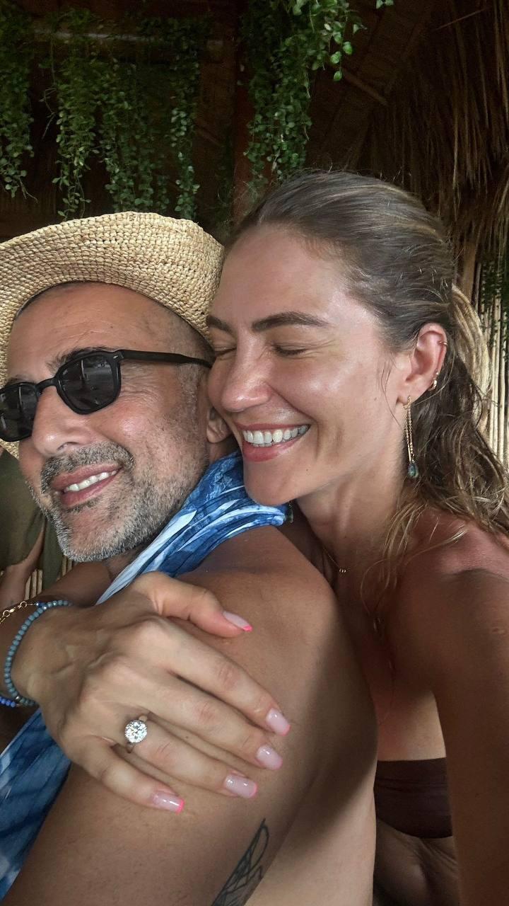 "הגבר של חיי". ג'ני צ'רוואני והארוס הטרי גיל גרוסמן (צילום: פרטי) ג'ני צ'רוואני מאורסת גיל גרוסמן