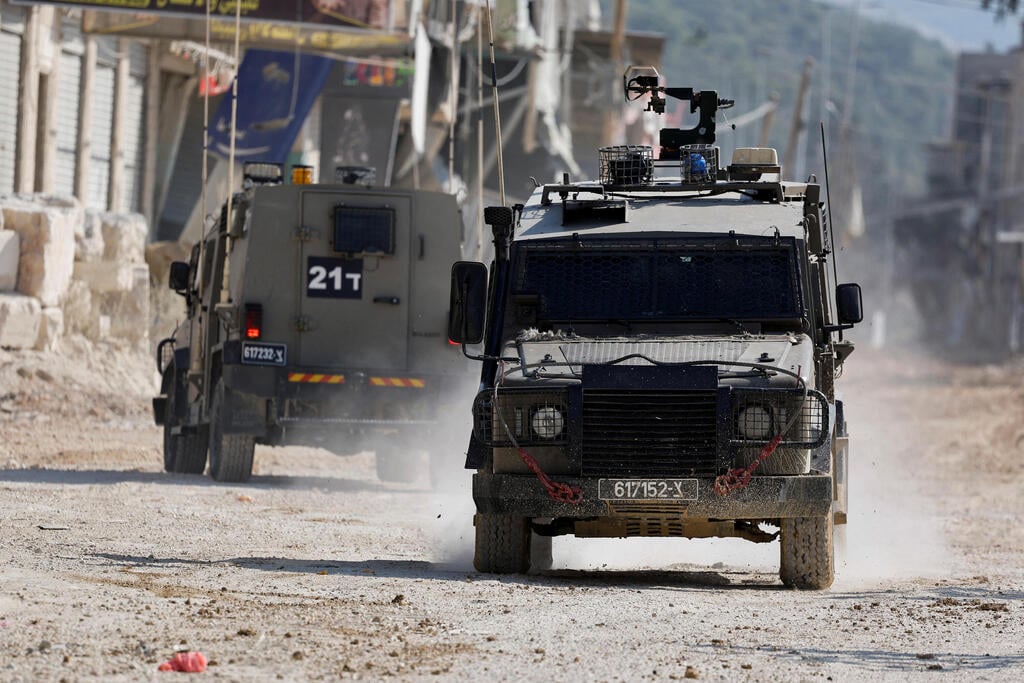 Israeli forces operating in Tulkarm, West Bank (Photo: REUTERS/Raneen Sawafta) כוחות צה"ל בטול כרם