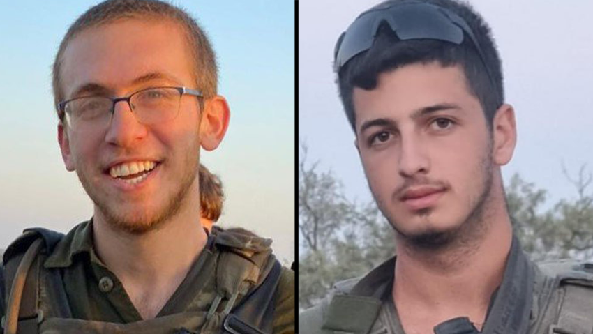 Staff Sgt. Yair Hananya and Staff Sgt. Itay Parizat (Photo: IDF) סמ"ר איתי פאריזאט ז"ל סמ"ר יאיר חנניה ז"ל