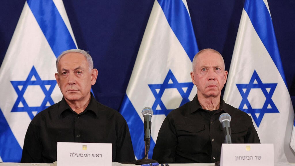 Benjamin Netanyahu, Yoav Gallant (Photo: Abir Sultan / Reuters ) ראש הממשלה בנימין נתניהו ושר הביטחון יואב גלנט
