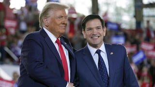 Donald Trump and Mark Rubio 