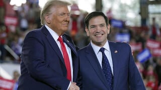 Donald Trump and Mark Rubio 