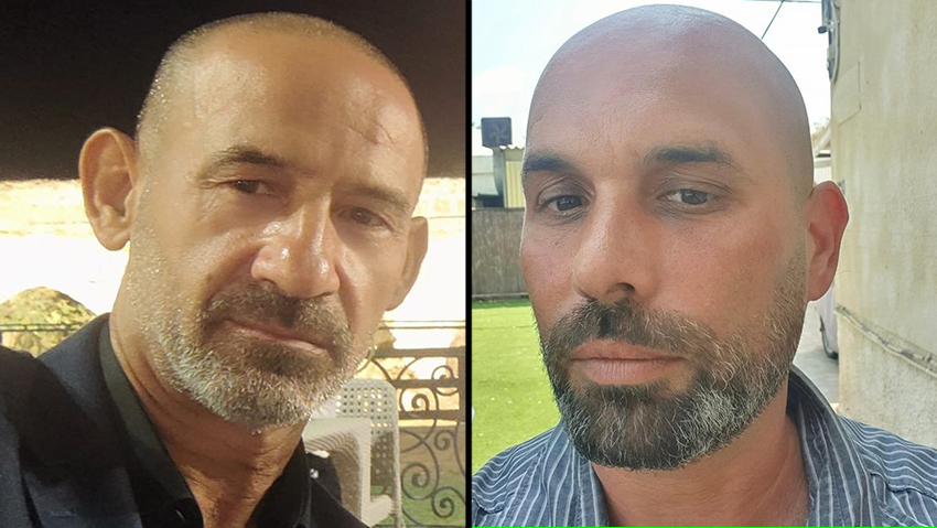 מימין: זיו בלפר ושמעון נג'ם (שימוש לפי סעיף 27 א' לחוק זכויות היוצרים) שמעון נג'ם ז"ל, זיו בלפר ז"ל