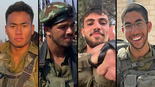 IDF names 4 fallen soldiers killed in Gaza