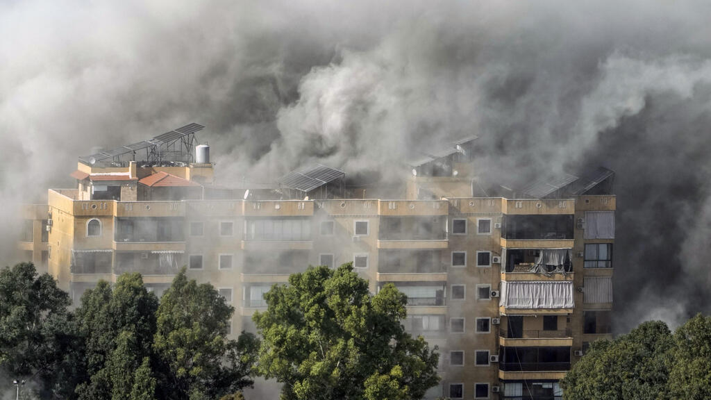 צילום: AP Photo/Bilal Hussein תקיפות צה"ל בלבנון