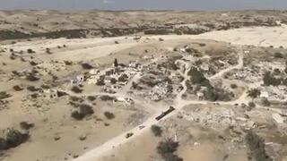 רשות מקרקעי ישראל סוללים דרך באום אל חיראן