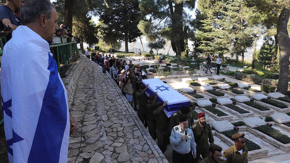 צילום: גיל יוחנן הלווייתו של סגן עברי דיקשטיין ז"ל