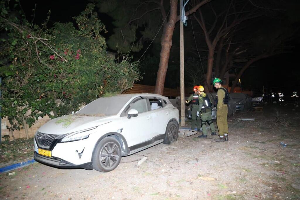 זירת הפגיעה הישירה בחיפה