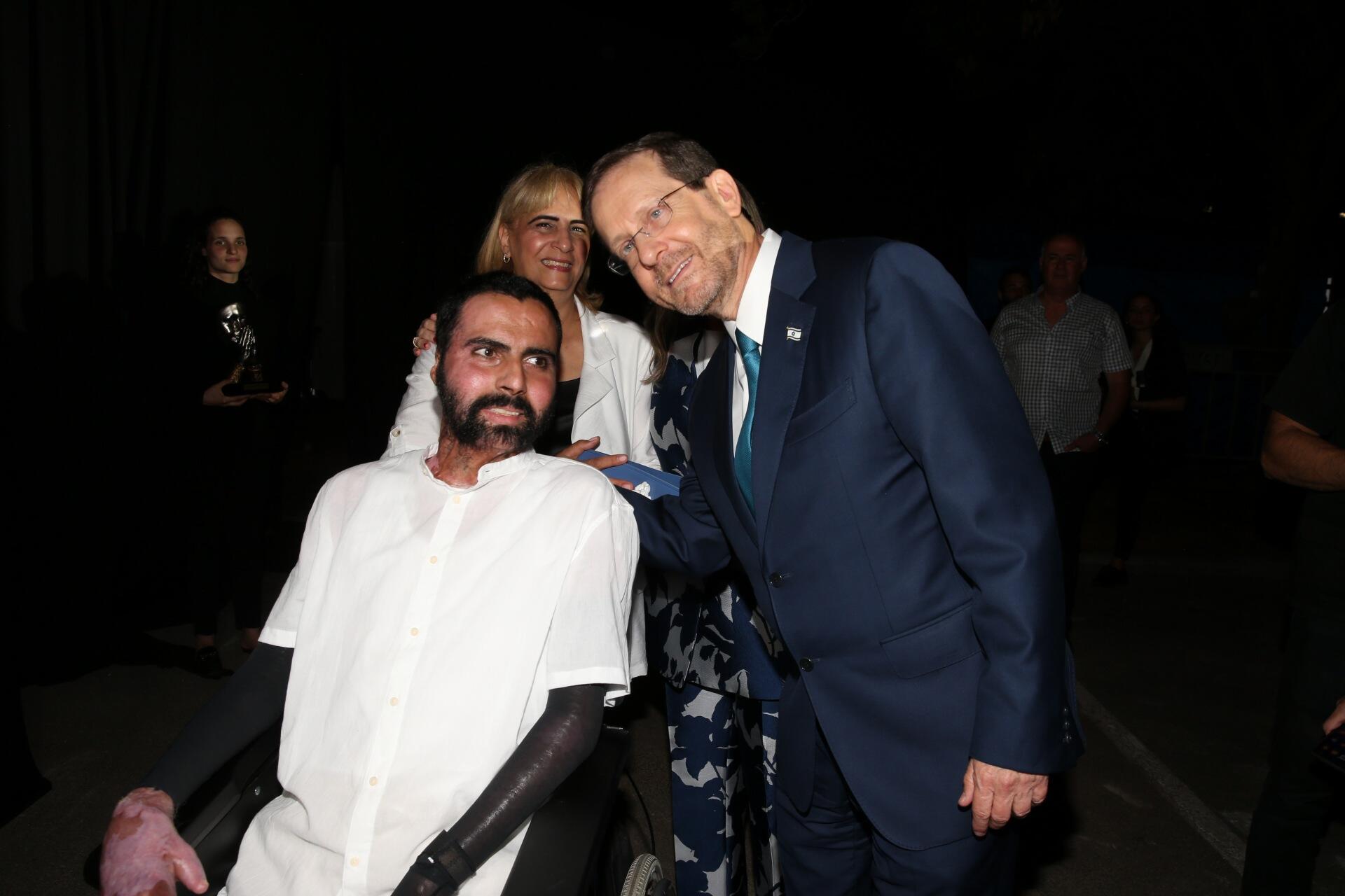 PTSD-stricken IDF vet makes first public appearance since setting himself  on fire