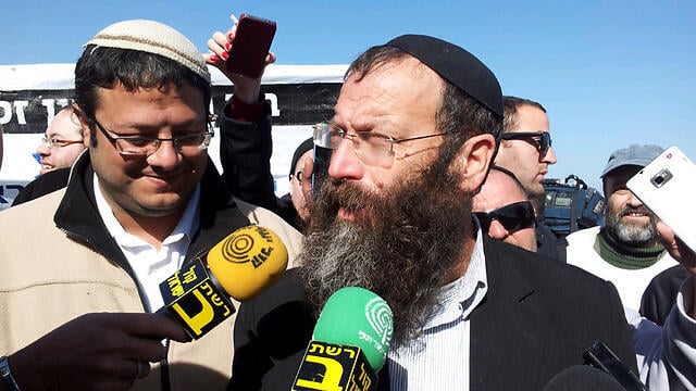 Itamar Ben-Gvir, left, and Baruch Marzel